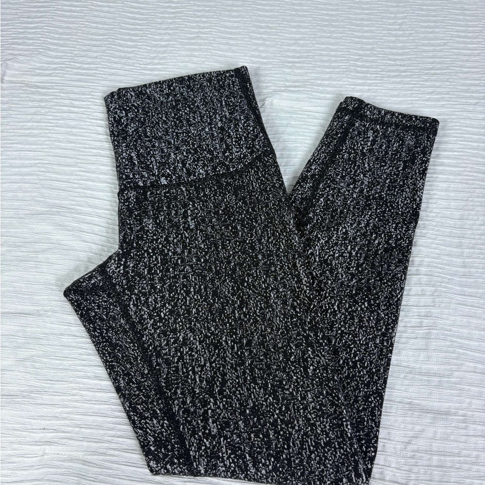 lululemon athletica Speckled Black and Gray Leggings